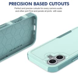 Shockproof Two-Layer Protection Phone Case For iPhone 16 15 14 13 12 11 Pro Max X S XR Luxury Contrasting Armour Anti-Drop Cover