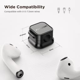 Joyroom Magnetic Cable Clips Cable Smooth Adjustable Cord Holder Cable Management Wire Keeper Under Desk Cable Organizer Holder