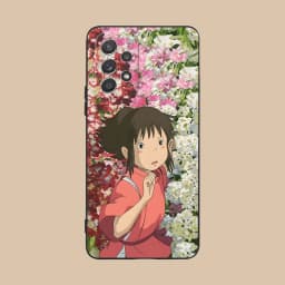Spirited Away Phone Case for Samsung Galaxy A73 72 71 70 56 55 54 53 52 36 35 34 23 16 15 5G Black Cellphones Cover Smartphone
