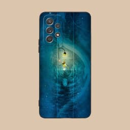 Spirited Away Phone Case for Samsung Galaxy A73 72 71 70 56 55 54 53 52 36 35 34 23 16 15 5G Black Cellphones Cover Smartphone