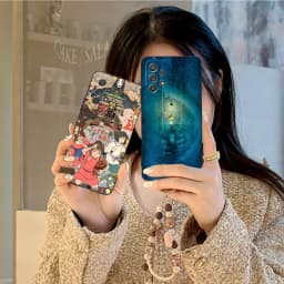 Spirited Away Phone Case for Samsung Galaxy A73 72 71 70 56 55 54 53 52 36 35 34 23 16 15 5G Black Cellphones Cover Smartphone