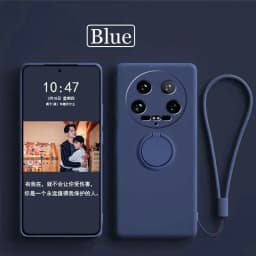 Case Fro Xiaomi 14 Ultra Liquid Silicone Ring Holder Soft Phone Cover for Xiaomi 14 Ultra Shockproof Back Fundas Xiaomi 14Ultra