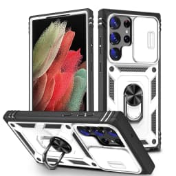 Case For Samsung S25 S24 S23 Ultra Plus S24 FE A56 A36 A16 Heavy Duty with Camera 360 Degree Rotate Kickstand Shockproof Cover