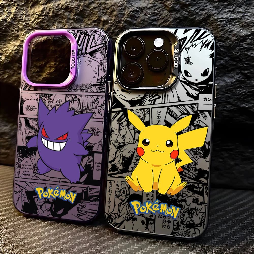 Cartoon P-Pokemon Phone Case for Samsung Galaxy A16 A06 A35 A55 A25 A05S A15 A56 A54 A36 A34 A24 A26 A14 A05 A04 4G 5G Matte