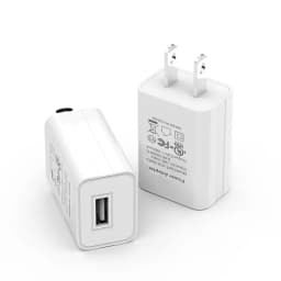US Adapter 5V 2A 1A Fast Charging UL Plug One USB Port Phone Charging Wall Charger Travel in USA Japan Thailand Canada Colombia