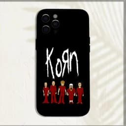 K-Korn Rock Band Phone Case For iPhone 16,15,14,13,12,11,Pro,X,XS,Max,XR,Plus,Mini Soft Black Cover