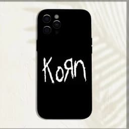 K-Korn Rock Band Phone Case For iPhone 16,15,14,13,12,11,Pro,X,XS,Max,XR,Plus,Mini Soft Black Cover