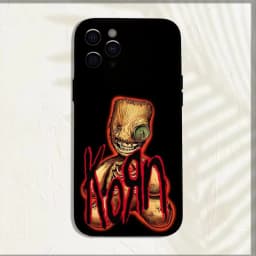 K-Korn Rock Band Phone Case For iPhone 16,15,14,13,12,11,Pro,X,XS,Max,XR,Plus,Mini Soft Black Cover