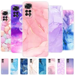 For Redmi Note 11 Case Soft Silicone TPU Phone Cover For Xiaomi Redmi Note 11S Cases Coque Redmi Note 11 Pro 4G 5G Bumper Fundas