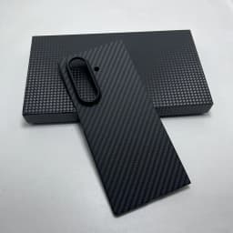 Real Carbon Case For Magsafe Magnetic For Samsung Galaxy Z Fold 7 back cover Ultra Thin Lens protection Aramid Fiber Carbon case