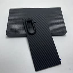 Real Carbon Case For Magsafe Magnetic For Samsung Galaxy Z Fold 7 back cover Ultra Thin Lens protection Aramid Fiber Carbon case