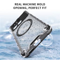 Magnetic Ring Transparent Phone Case For Xiaomi Poco F5 F6 X6 Pro X6Pro Shockproof Clear Full Coverage Cases Cover