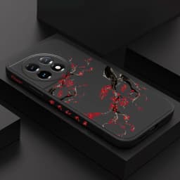 Cold Plum Snow Phone Case For Oneplus 13 13R 12 12R 11 11R 10 10R 10T 9R 9RT 9 8T 8 7 7T Pro 5G Liquid Silicone Cover