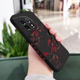 Cold Plum Snow Phone Case For Oneplus 13 13R 12 12R 11 11R 10 10R 10T 9R 9RT 9 8T 8 7 7T Pro 5G Liquid Silicone Cover