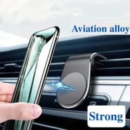 1Pc Magnet Car Mobile Phone Bracket L-shaped Car interior air Outlet Vent Bracket Magnetic Car Phone Bracket