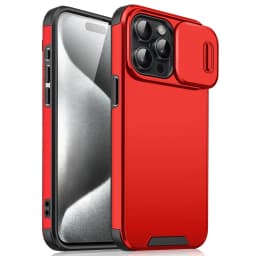 Matte Shockpoof Slide Camera Lens Protection Phone Case For Apple iPhone 17 16 Pro Max Armor Cover For Iphone16 17Pro 17Air
