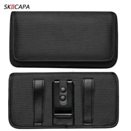 Oxford Cloth Belt Clip Holster Cover For Iphone 15 Pro Max 14 Plus 13 12 Mini 11 XR X XS Max 7 8 Plus Waist Bag Phone Pouch Case
