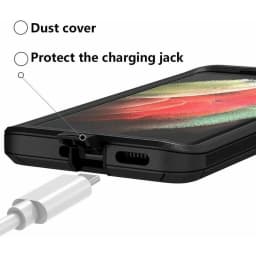 3 IN 1 Heavy Duty Armor Shockproof Dust-Proof Case For Samsung Galaxy S22 S21 S20 S23 S24 S25 S26Ultra S10 Note 20 10 9 8 Cover