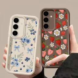 Cute Summer Fruits Strawberry Case For VIVO V70 FE V60 V50 V40 Lite Y400 Y05 V30 V29 V23 V25 Pro V30E V27E V29E V23E V25E Cover
