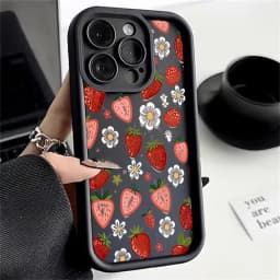 Cute Summer Fruits Strawberry Case For VIVO V70 FE V60 V50 V40 Lite Y400 Y05 V30 V29 V23 V25 Pro V30E V27E V29E V23E V25E Cover