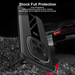 Magic6Pro Luxury Litchi Veins Silicone Phone Case For Honor Magic 6 Pro thin Painting TPU Cover Coque For Magic 6Pro Casing