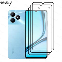 Full Cover Glue Screen Protector For Realme Note 50 Tempered Glass For Realme Note 50 Glass For Realme Note 50 Glass 6.74 inch