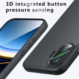 Matte Transparent Phone Case For Xiaomi Poco F7 Case Matte PC Back Cover For Poco F7 Case For Poco F7 Translucent Phone Cover