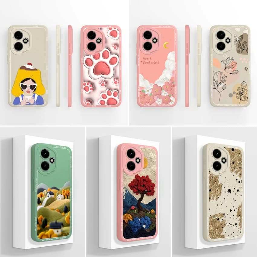 For Honor 400 / 400 Pro / 400 Lite / 400 Smart Case Silicone Cover Cute Girls Pattern Anti Slip Phone Casing For Honor400 Bumper