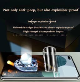 3Pcs Privacy Hydrogel Film For POCO F7 Ultra X6 X5 X4 NFC M5S M3 M4 M6 F4 F5 F6 C65 C75 X7 Pro Without Fingerprint Unlocking