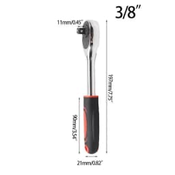 Onnfang 7-19/11-32mm Universal Ratchet Wrench Universal Socket Head, Household Socket Power/Hand Tool Wrench