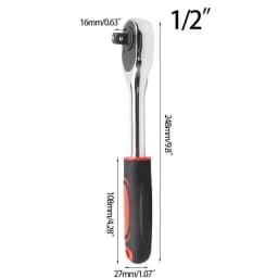 Onnfang 7-19/11-32mm Universal Ratchet Wrench Universal Socket Head, Household Socket Power/Hand Tool Wrench