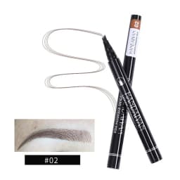 4D Microblading Eyebrow Pen 4 Forks Tip Eyebrow Tattoo Pencil Long Lasting Fine Sketch Liquid Eye Brow Make Up