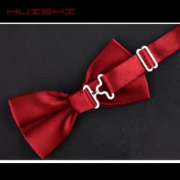 HUISUI 2024 New 43 Color Suit Bow Tie Wedding Gift Solid Party Classic Butterfly Cravat Wholesale Polyester Material Bowtie