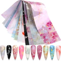 Black White Lace Rose Nails Foil Stickers Black Flowers Design Manicure Nail Art Transfer Paper Nails Art Decals