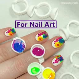50/100pcs Glue Rings For Eyelash Extension Nail Art Glue Holders Eyelash Pallet Cups For Tattoo Pigment Makeup Tools