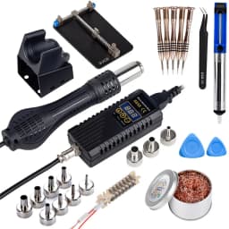 JCD 750W Heat Gun Digital Display Micro Rework Soldering Station Hot Air Gun For Welding Repair Tool Hair Dryer 8858