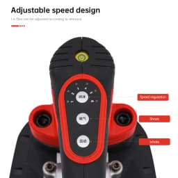 Tile Vibration Tool with Suction Cup, 21V 2000mAh Handheld Tool Vibrator, 6 Speeds Adjustable Tile Installation Machine 28000r/m