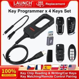 LAUNCH X-431 Car Key Programmer x 4 Keys Set Key Chip Work With X431 PAD V 5 IMMO ELITE IMMO PLUS PRO3 ACE PRO TT PRO3S+ELITE
