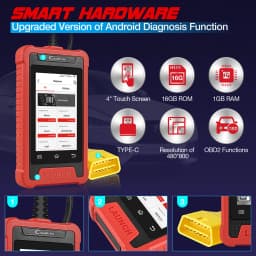 LAUNCH X431 Creader Elite CRE202 OBD2 Diagnostic Tools 2 Systems ABS SRS Diagnoses 2 Resets EOBD Scanner Lifetime Free Update