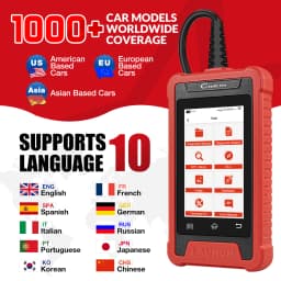 LAUNCH X431 Creader Elite CRE202 OBD2 Diagnostic Tools 2 Systems ABS SRS Diagnoses 2 Resets EOBD Scanner Lifetime Free Update