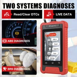 LAUNCH X431 Creader Elite CRE202 OBD2 Diagnostic Tools 2 Systems ABS SRS Diagnoses 2 Resets EOBD Scanner Lifetime Free Update