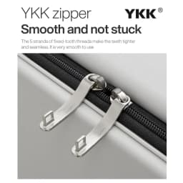 Mixi 2026 New Design Wide Handle Suitcase Men Carry-On Luggage Women Travel Trolley Case 20 Inch Cabin PC Aluminum Frame M9275