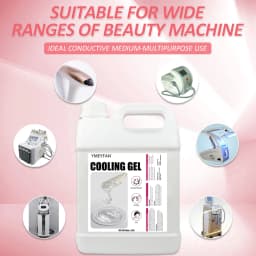 84.5oz Gel Conductor Radiofrecuencia y Cavitacion Conductive Gel Clear for Ultrasonic Machine Face Microcurrent EMS HIFU