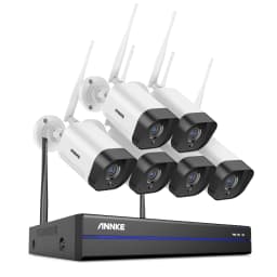 Annke 10CH 5MP CCTV System 264+ HD Wireless NVR Kit Outdor IR Night Vision IP Wifi Camera Security System CCTV Kit Two-way Audio