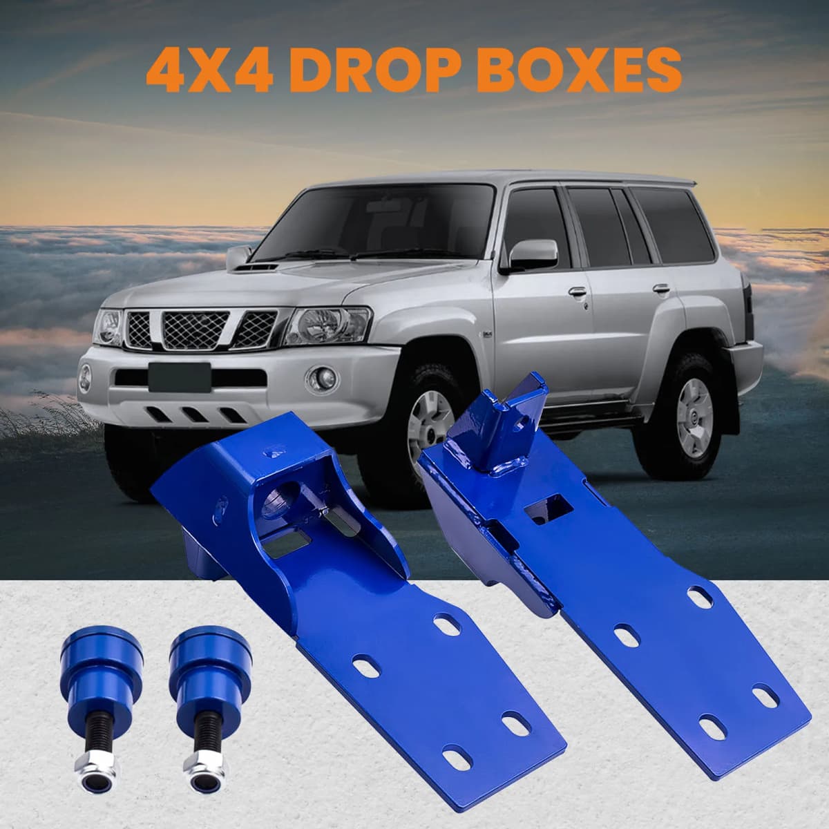 SUSPENSION LIFT KIT DROP BOXES DROP BOX 3" - 5" INCH For NISSAN PATROL GQ GU 4WD