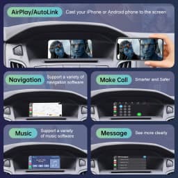 Wireless CarPlay for Ford Focus Escape Fiesta C-max Android Auto Interface Mirror Link AirPlay GPS Rear Camera View Car Player
