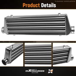 Universal Intercooler 27''x7''x2.5" Tube & Fin for Audi Jetta Inlet 2.5" / 64mm