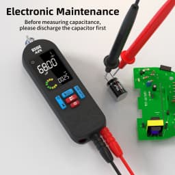 BSIDE Smart Digital Multimeter, ACDC Voltage 620V Multifunction Voltmeter, Current Capacitance Ohm Connected Hz NCV Diode Tester