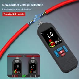 BSIDE Smart Digital Multimeter, ACDC Voltage 620V Multifunction Voltmeter, Current Capacitance Ohm Connected Hz NCV Diode Tester