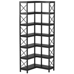 Tribesigns 7-Shelf Corner Bookshelf,Large Modern Corner Bookcase, 7-Tier Tall Corner Shelf Storage Display Rack with Metal Frame